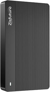 Zisfuture 1TB Ultra Slim Portable External Hard Drive with a USB C to USB Adapter HDD Storage for PC, Mac, Laptop, PS4, Xbox one