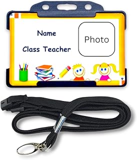 Teacher Roleplay Personalised Children's Novelty ID Card & Lanyard - Teacher Role play - Schools - Pretend Play - Imaginary Play