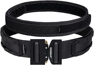 IDOGEAR 1.75/2 Inch Military Tactical Belt MOLLE Belt with Heavy Duty Indoor/Outdoor Belt System for Men