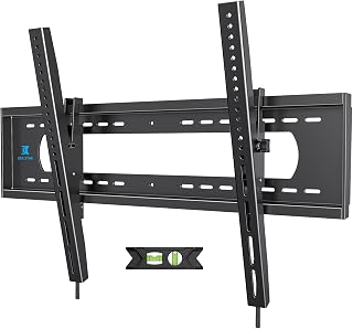 85 86 98 100 inch Heavy Duty Tilt TV Wall Mount Bracket for 65-120 inch Large TVS Up to 220LBS, Tilting TV Mount, Max VESA 900×600mm, 16/18/24/32" Studs, Fit Most 65+ 75+ 120 TVs