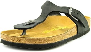 Birkenstock Gizeh Oiled Leather Black Oiled Leather EU 36 (US Women's 5-5.5) Regular