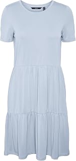 Vero Moda Vmfilli Calia SS Short Dress Ga Noos Women's Dress