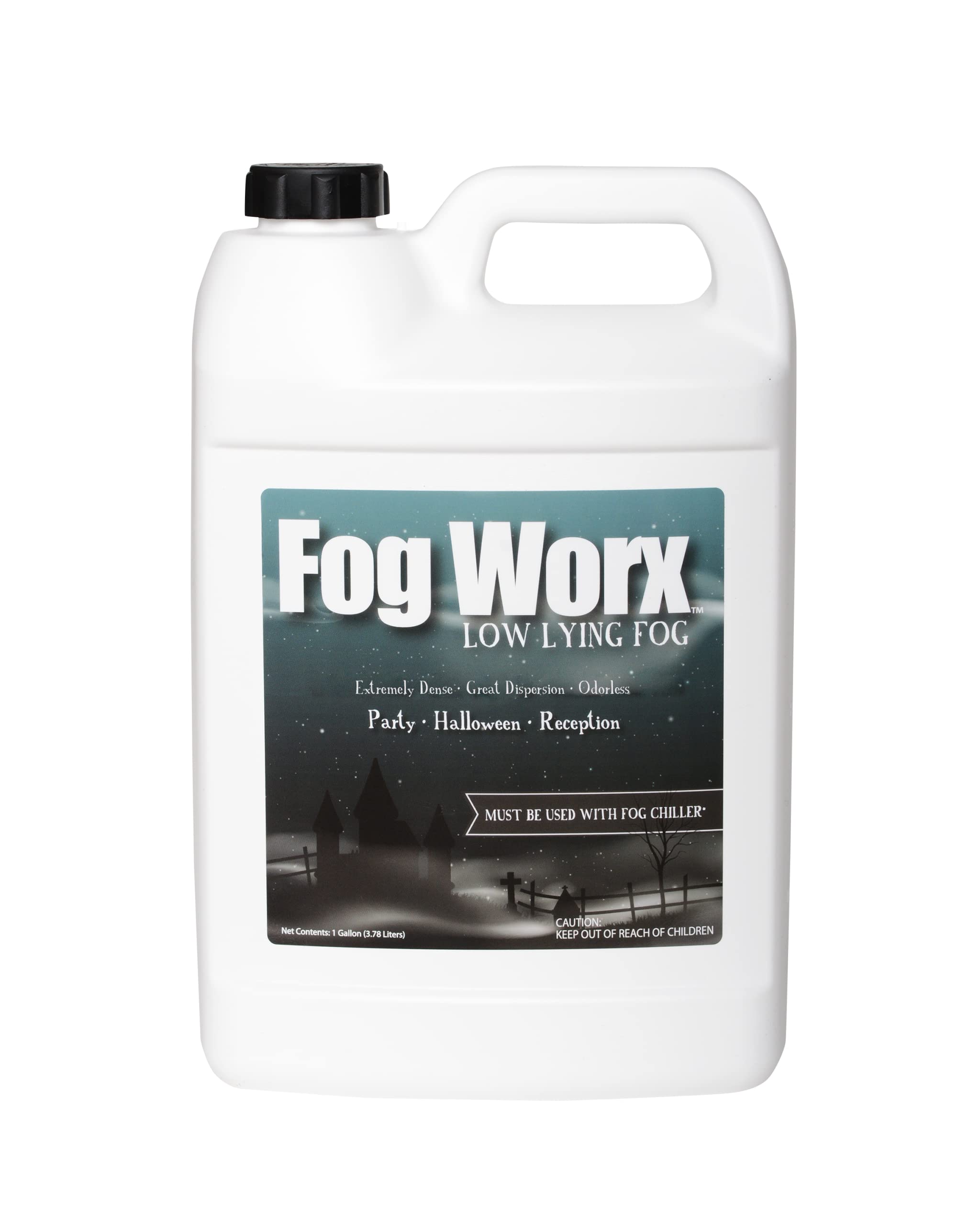 Fogworx Low Lying Fog Juice, Low Lying Indoor-Outdoor Fog, Designed Fog Chillers