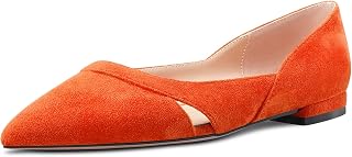 Castamere Women's Low Heel Heel Pointed Toe Slip-On Pumps Wedding Classic 1 CM Heels