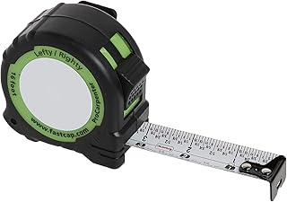 FastCap ProCarpenter Standard Reverse Measuring Tape, 16 Foot | Standard Measurements Readable from Right or Left Hand, Ideal for Professionals and Home Improvement, 98009