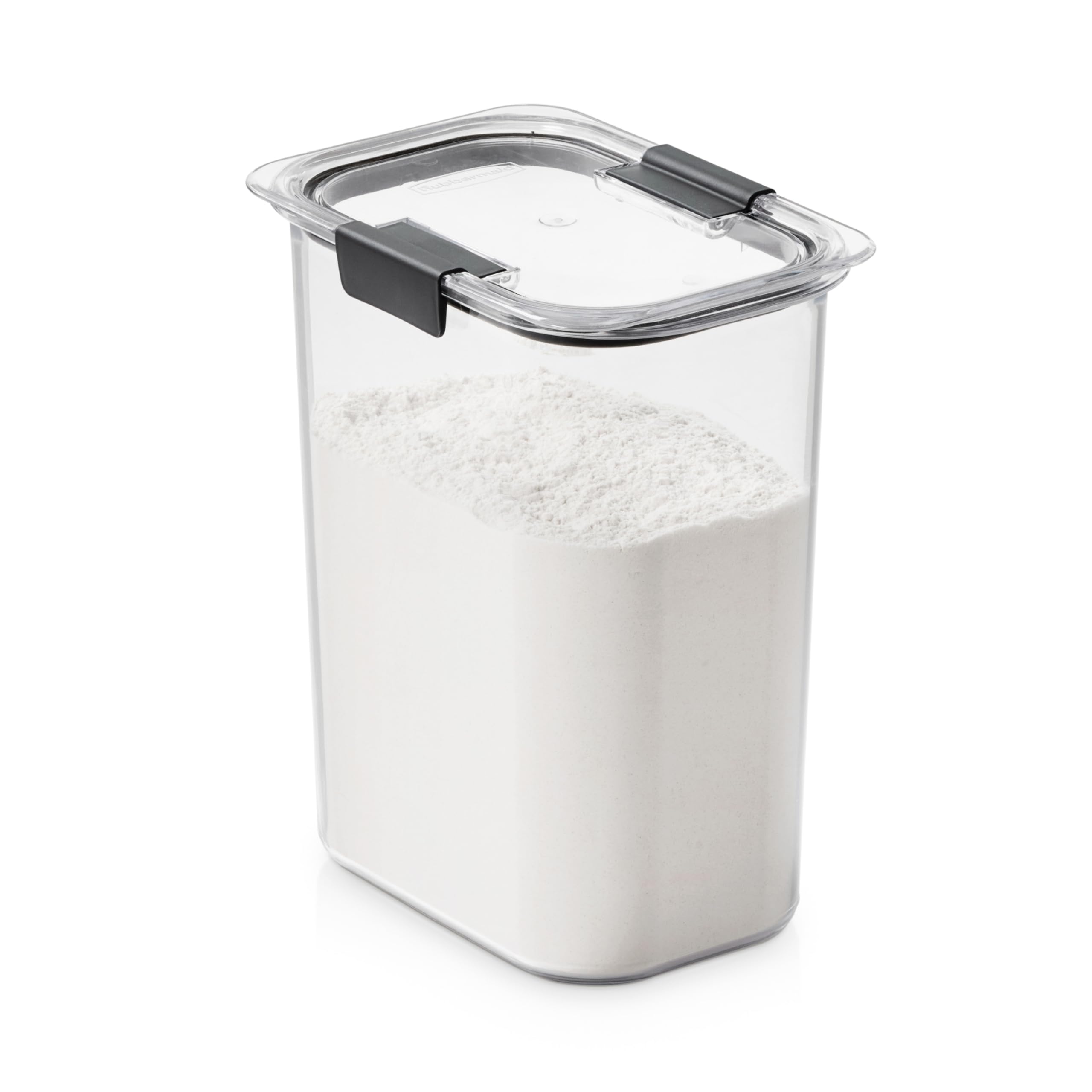 Rubbermaid Brilliance 16-Cup Airtight Food Storage Container with Lid Clear/Grey