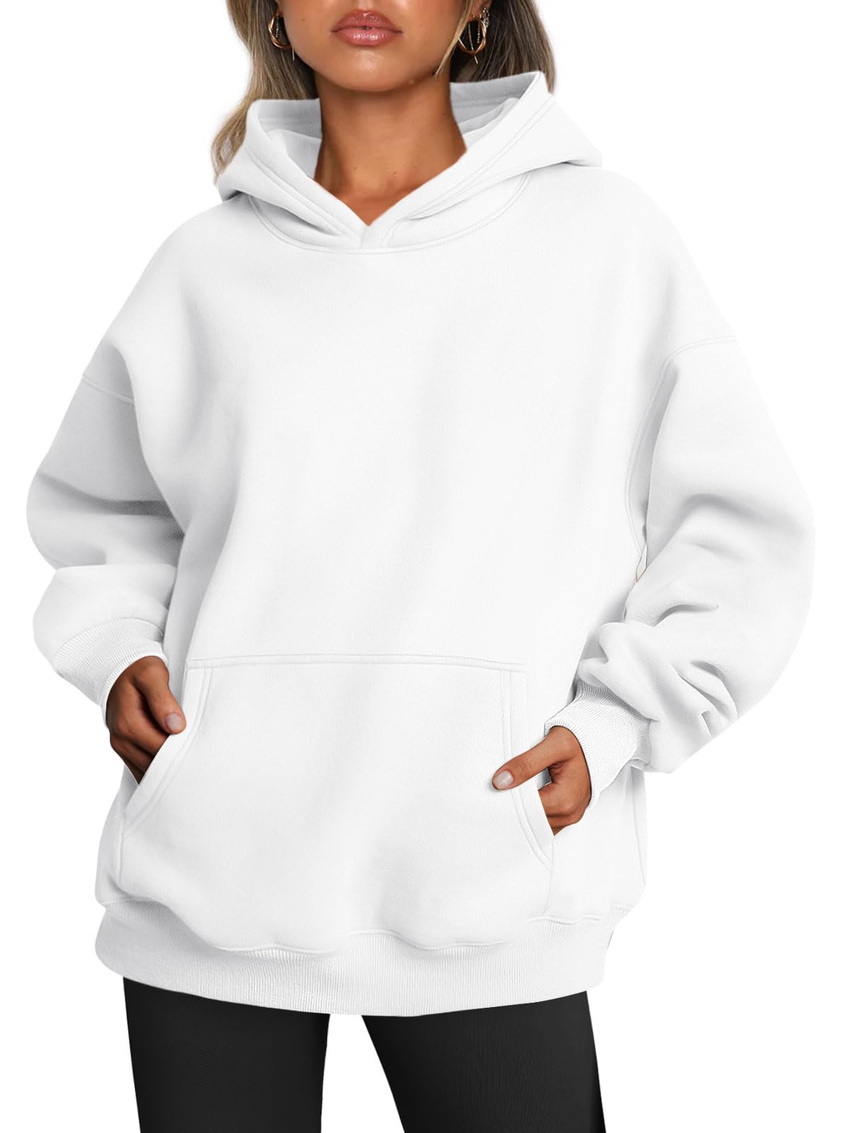 Trendy Queen Women's Oversized Hoodies Fleece Sweatshirts Autumn Fashion 2025 Pu