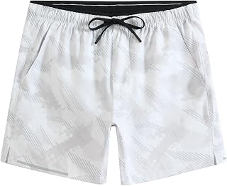 maamgic Mens Running Shorts Workout 6" Marathon Lightweight Quick Dry Gym