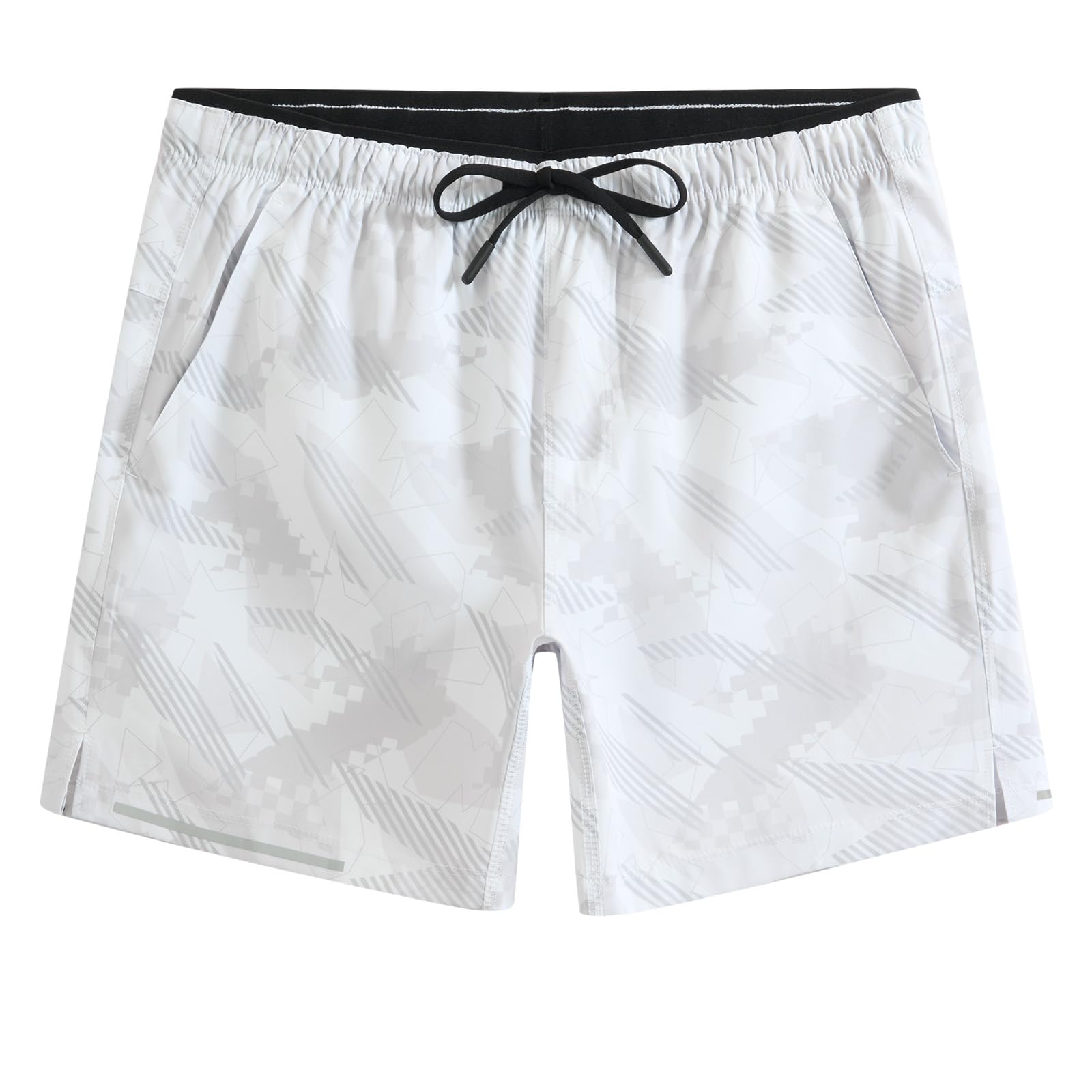 maamgic Mens Running Shorts Workout 6" Marathon Lightweight Quick Dry Gym