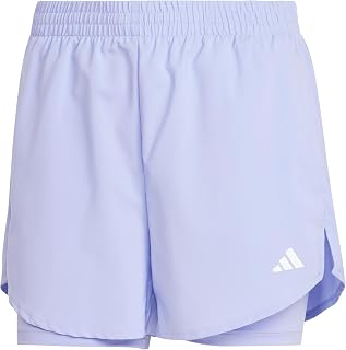 adidas Women's AEROREADY Made for Training Minimal Two-in-One Shorts