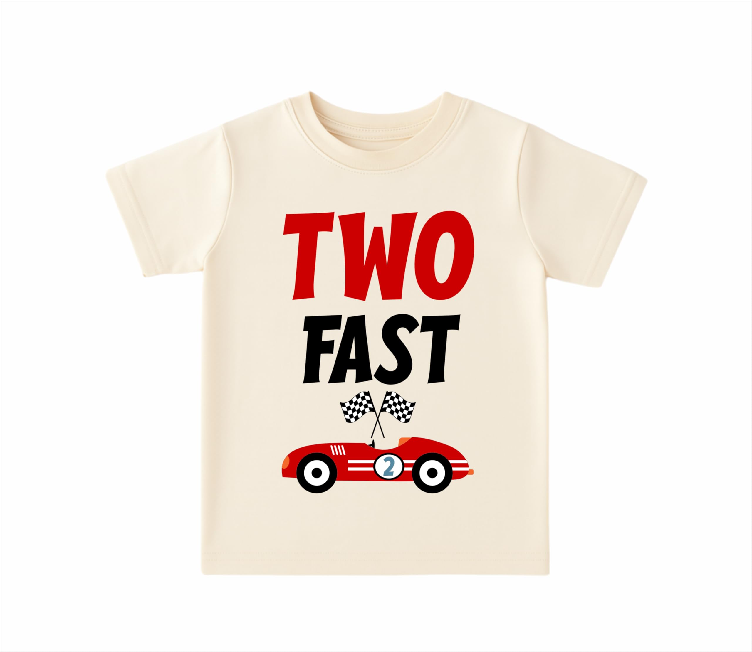 Songbird Celebrations 2nd Birthday Boy Shirt – Two Fast Vintage Race Car Baby Bo