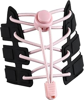1 Pair No Tie Elastic Shoelaces - Durable No Tie Shoelaces for Students and Adults with Strong Lock and Speed Shoelaces
