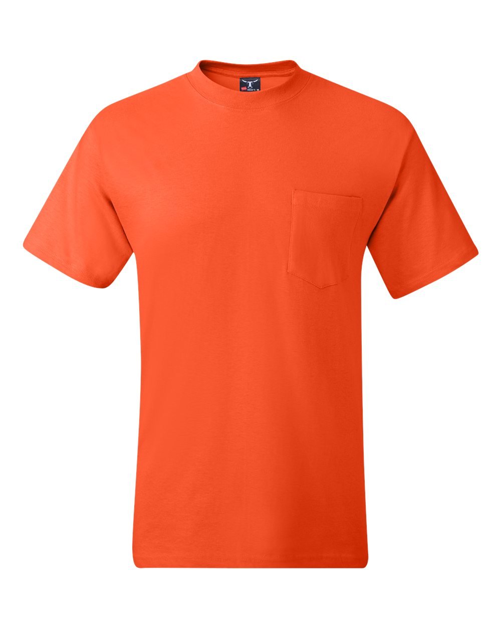 Hanes Beefy-t Pocket, Heavyweight Cotton Pocket Tee for Men, Full-Cut T-Shirt, 1