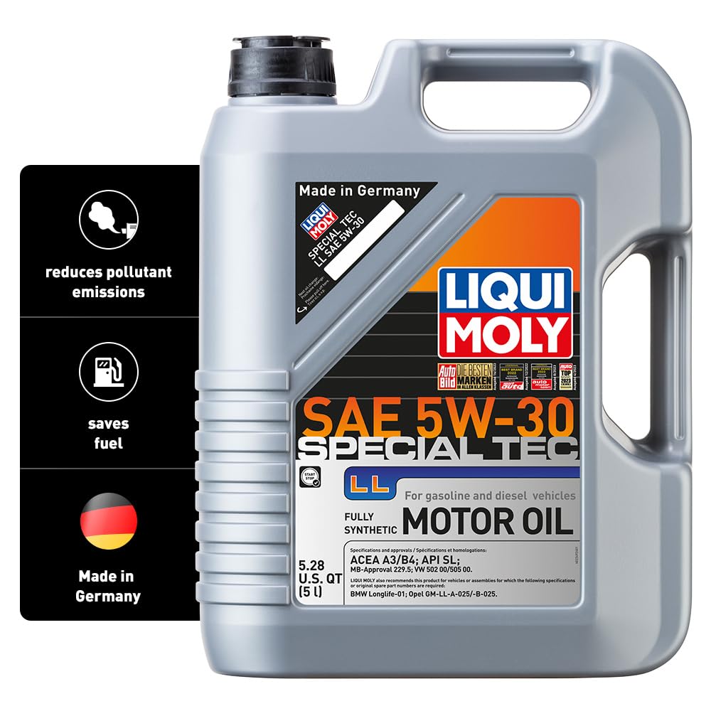 Liqui Moly Special Tec LL SAE 5W-30 | 5 L | Synthesis Technology Motor Oil | SKU