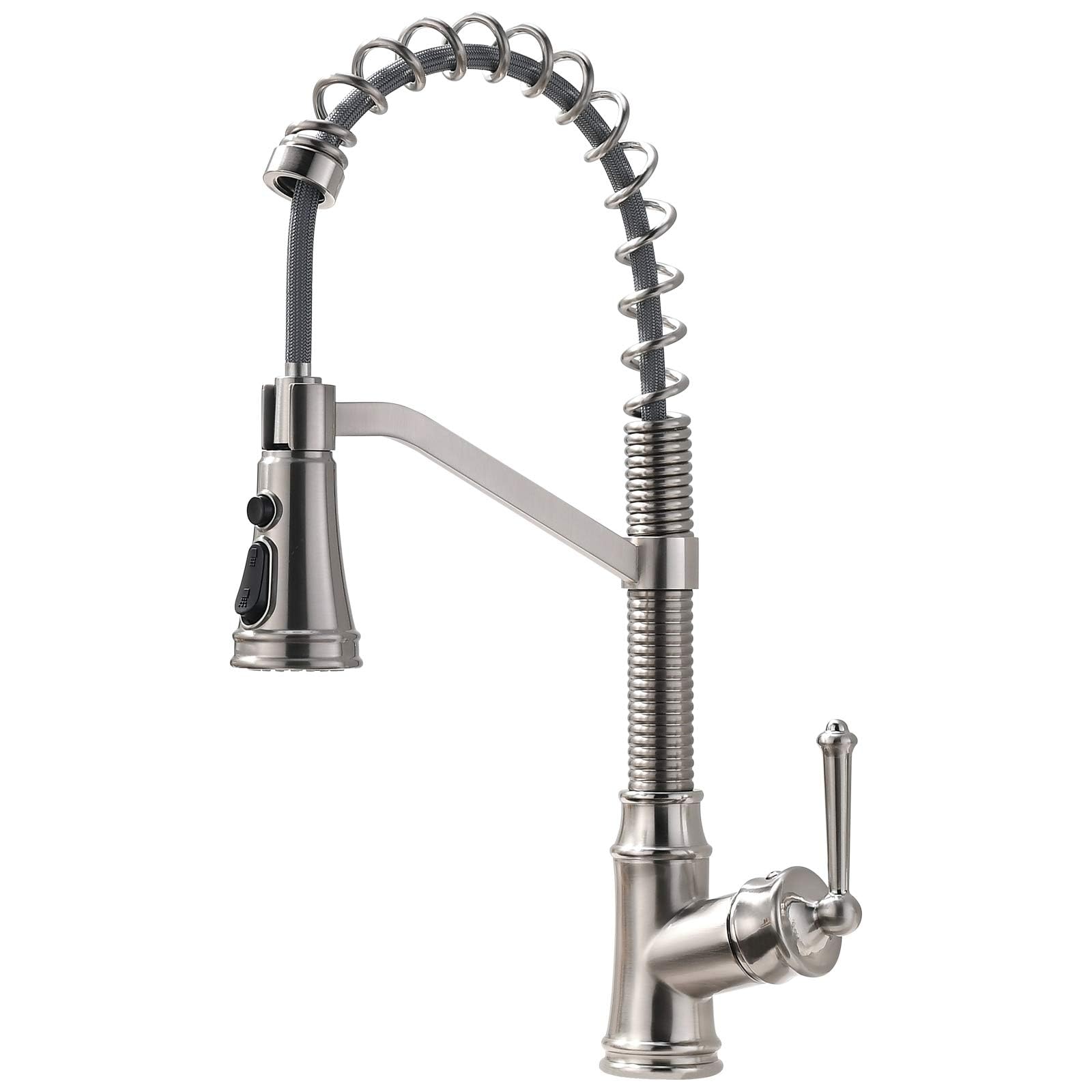 GIMILI Kitchen Faucet with Pull Down Sprayer Single Handle Lever Spring Kitchen 