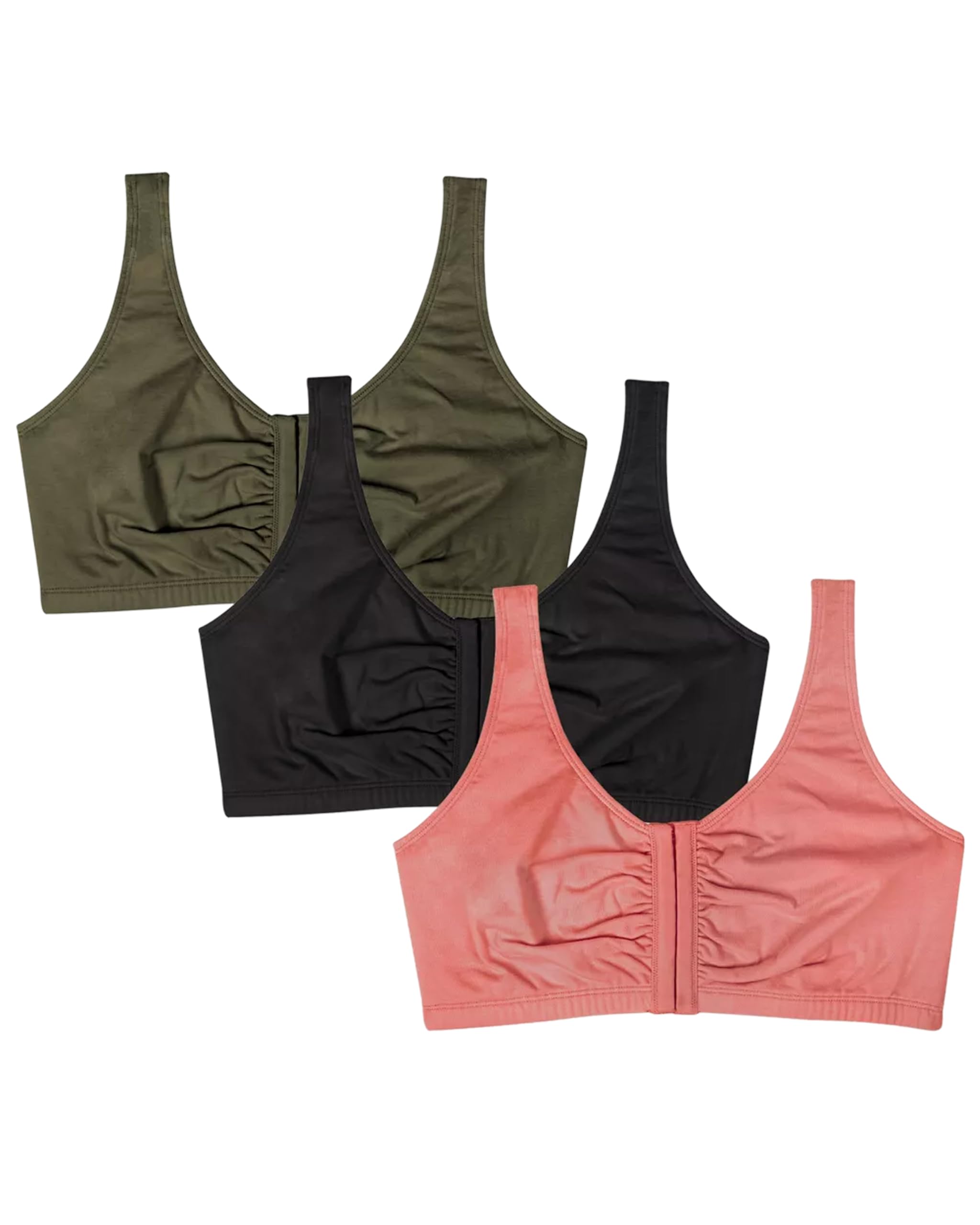 Fruit of the Loom Women's Plus-Size Bra Sports Bra (Pack of 2)
