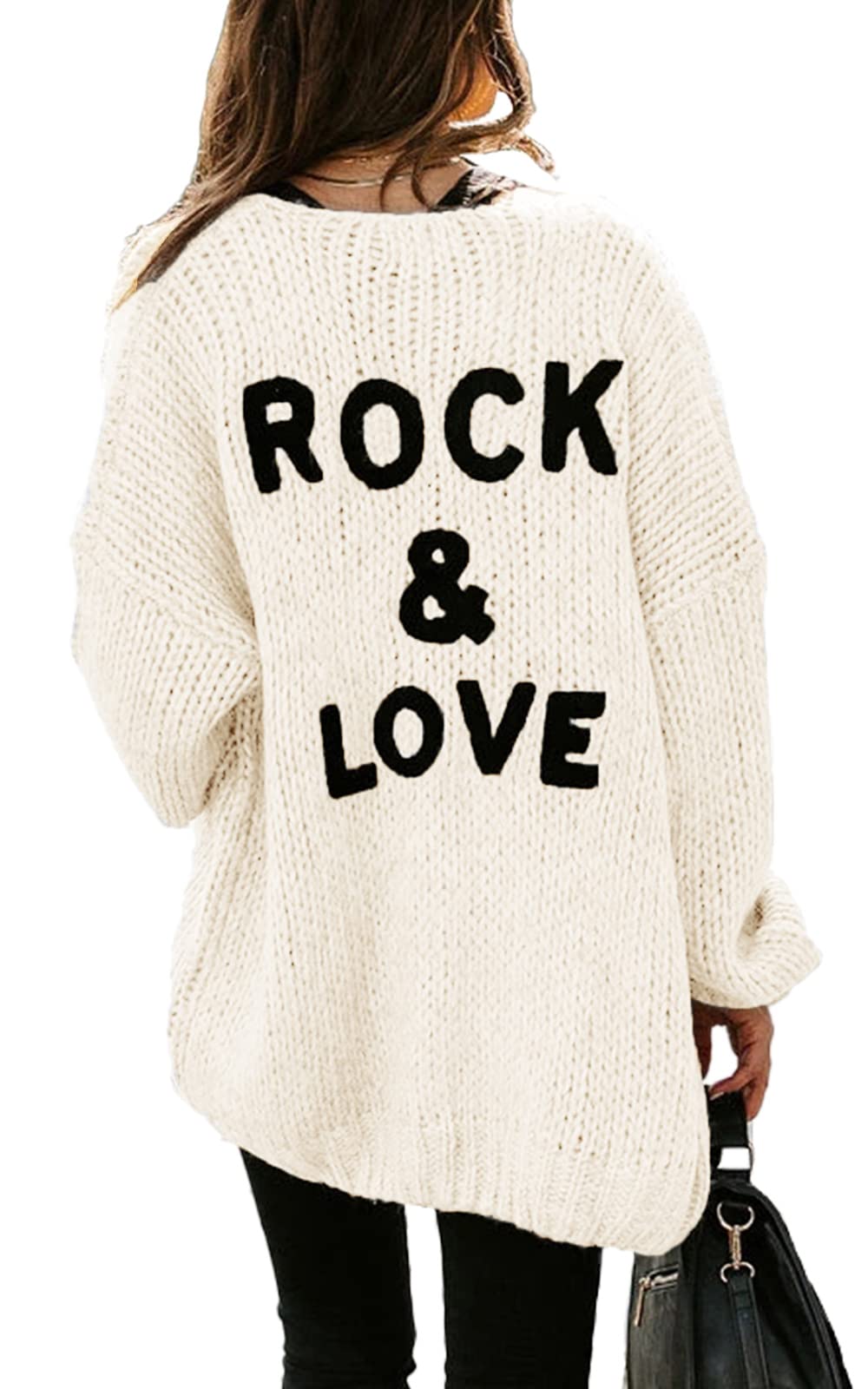 PRETTYGARDEN Women Long Sleeve Open Front Soft Loose Draped Coat Outerwear