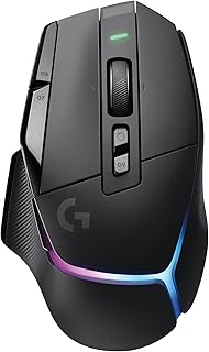 Logitech G502 X Plus Wireless RGB Gaming Mouse - Black | Optical Switches, RGB, 13 Buttons , Infinite Scroll Toggle, <130 hr Battery, USB-C, Wireless Charging Capable, for PC/MacOS