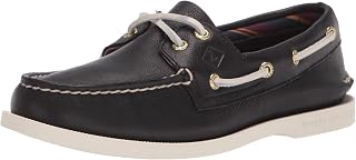 Sperry レディース A/O PlushWave スムースレザー ボートシューズ