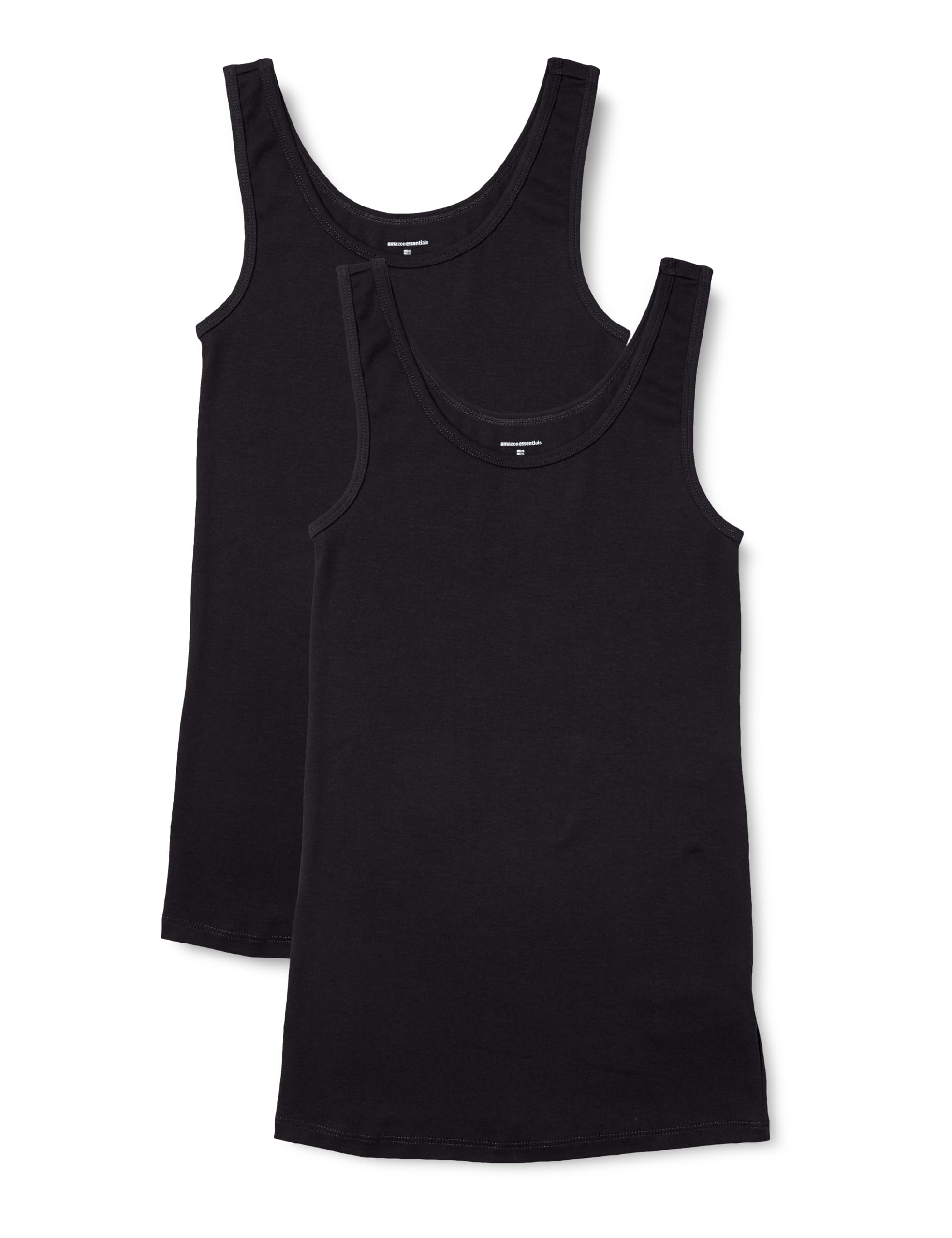 Amazon Essentials Women's Slim Fit Tank Top, Set of 2