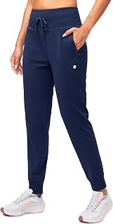 G Gradual Women's Fleece Lined Joggers Water Resistant Hiking Pants