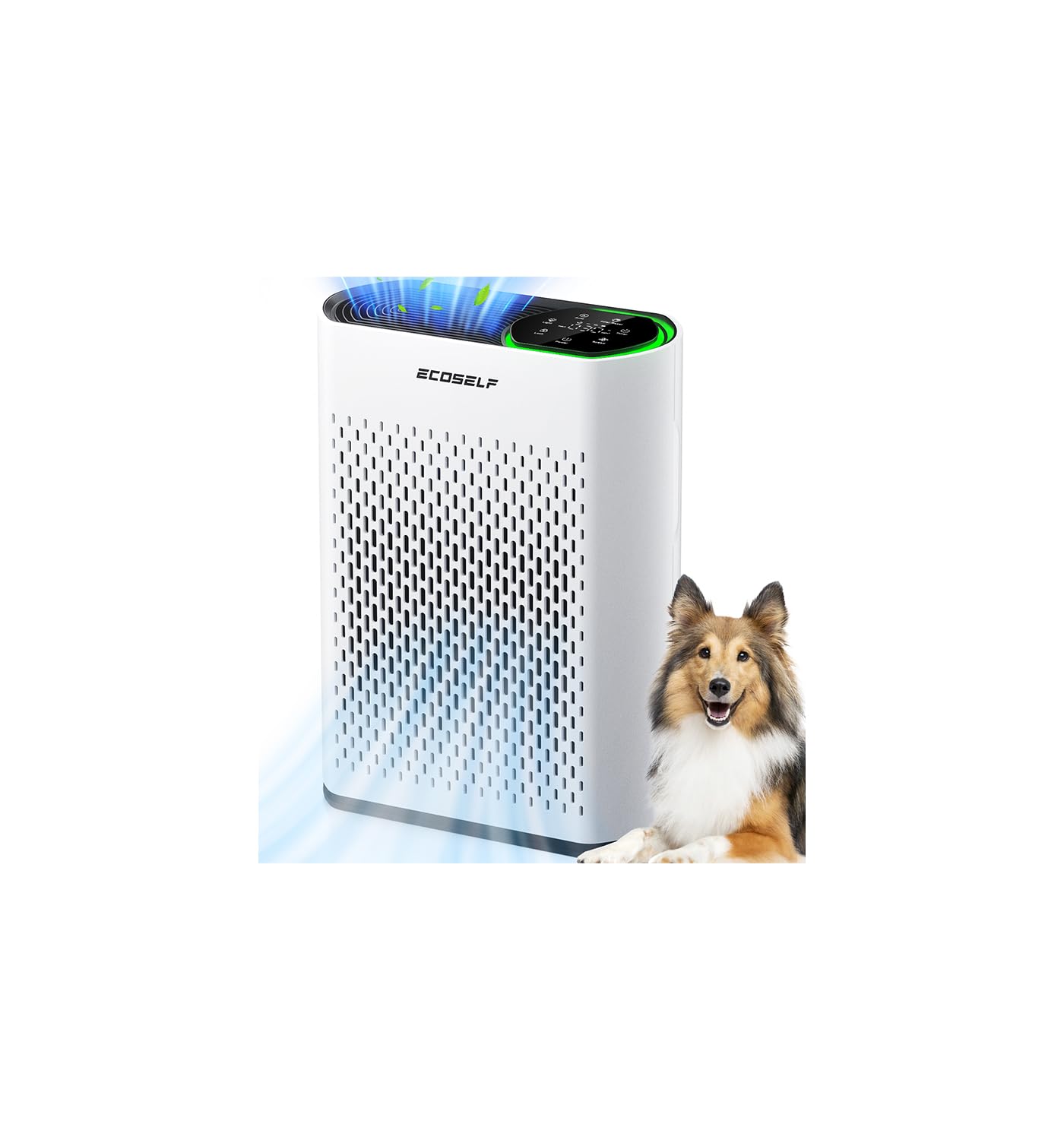 Air Purifier for Large Room, Cleans 2,400 ft² in 30 Mins, 3-Stage True HEPA, 360
