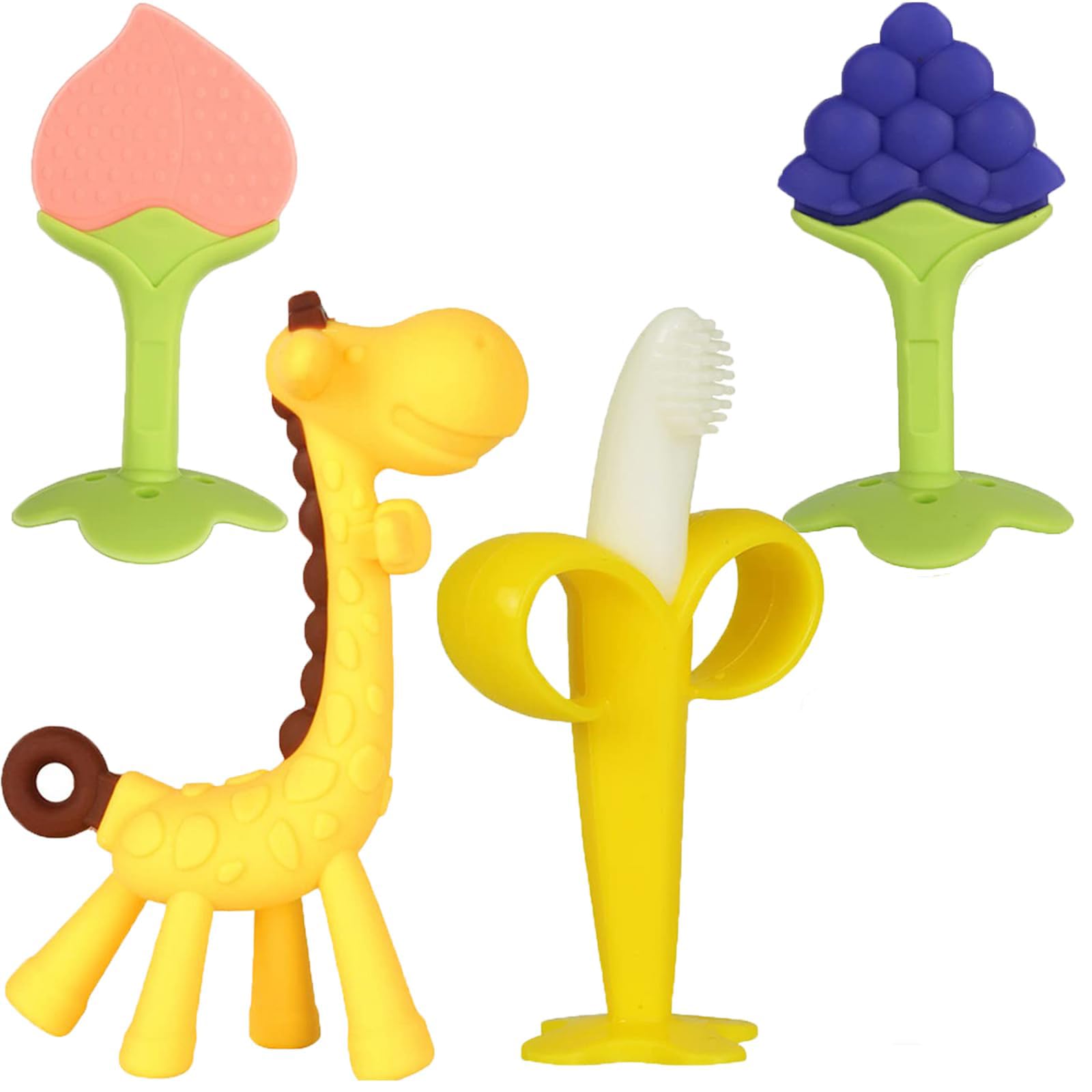 Baby Teething Toys 3-6 Months, Baby Chew Teether Toys | BPA Free, Babies Teethin