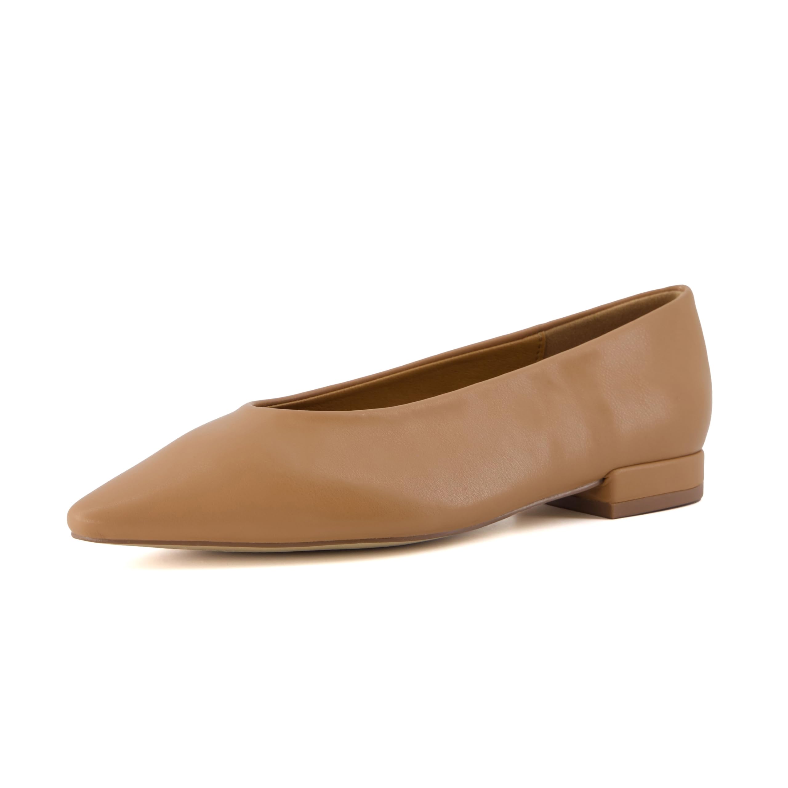 CUSHIONAIRE Gabor Women's Pointed Toe Slip-On Flat + Memory Foam, Wide Sizes Ava