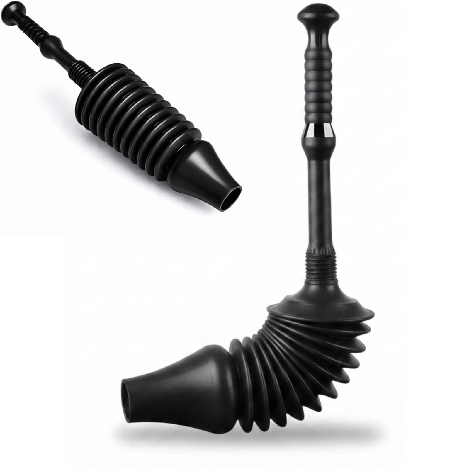 Heavy Duty Toilet Plunger Toilet Drain Unblocker Cleaner Pump Plunger Ideal for 