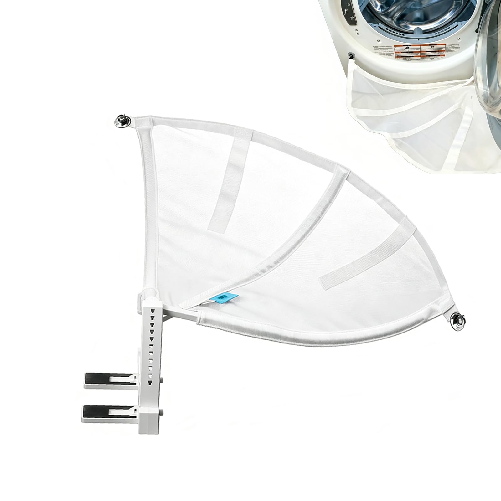 Front-Load Washer Laundry Catcher Net, Foldable Drop Guard | Washer Clothes Catc