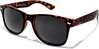ShadyVEU Super Dark Black Sunglasses UV Protection Lens Spring Hinge 80s Vintage Retro Inspired Shades