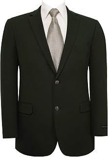 Men's Classic Fit Blazer Sport Coat 2 Button Lightweight Stretch Suit Jacket for Business & Daily