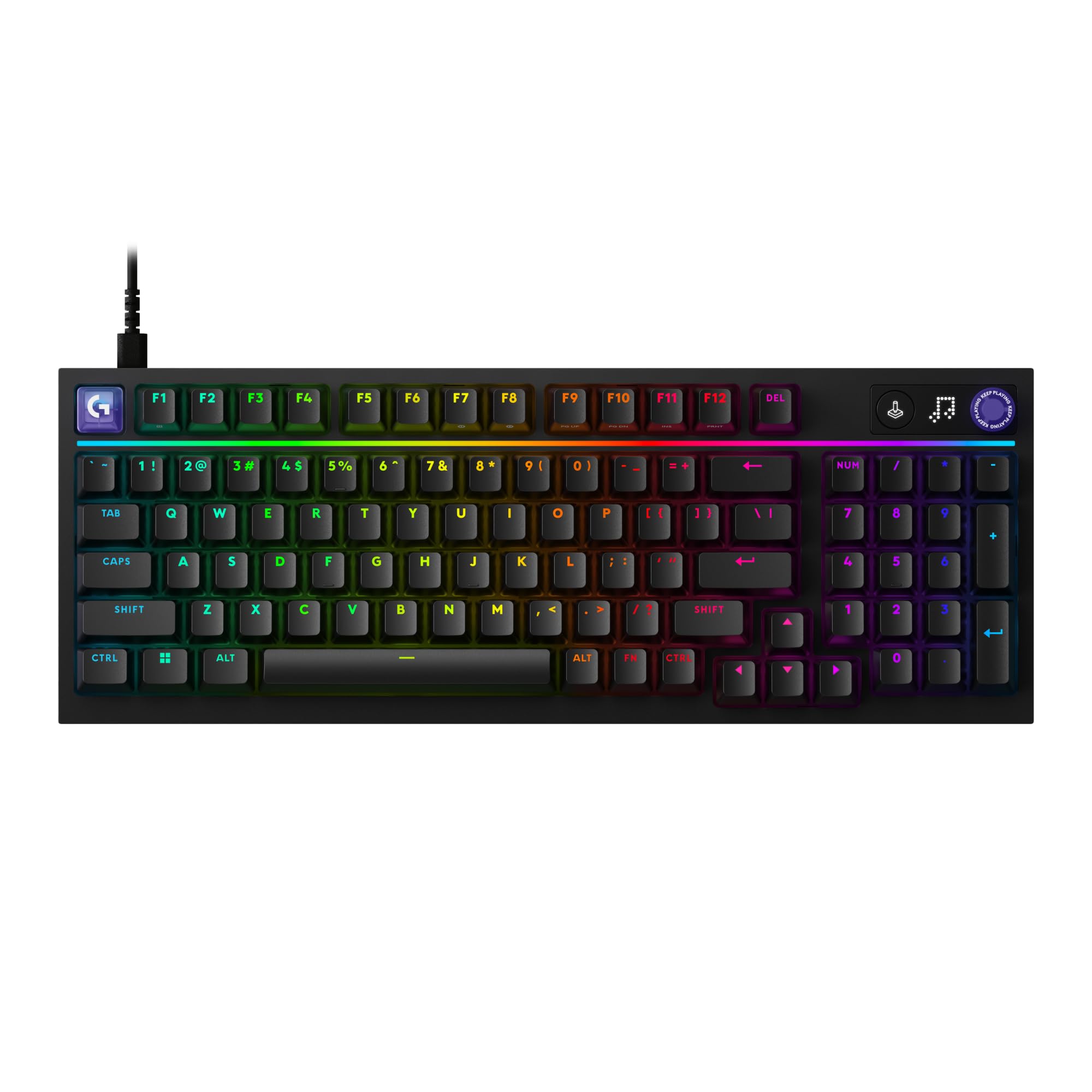 Logitech G316 X 98 Mechanical Gaming Keyboard (Linear) - Black