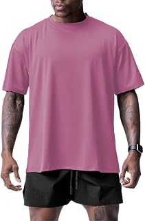 Muscle Killer 1/2pack Men's Gym Workout Dry Fit Short Sleeve Athletic Fitness Crew Neck Casual Loose Fit T-Shirt