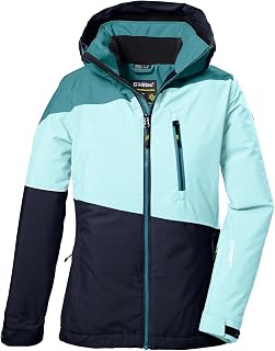 Killtec Ksw 331 Grls Ski Jckt Ski Jacket/Functional Jacket with Hood and Snow Protection Girls