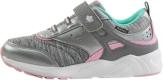 Daybreak Boys Girls Sneakers | Lightweight Breathable Mesh/Leather Athletic Running Kids Tennis Shoes | Hook and Loop Girls Boys Footwear