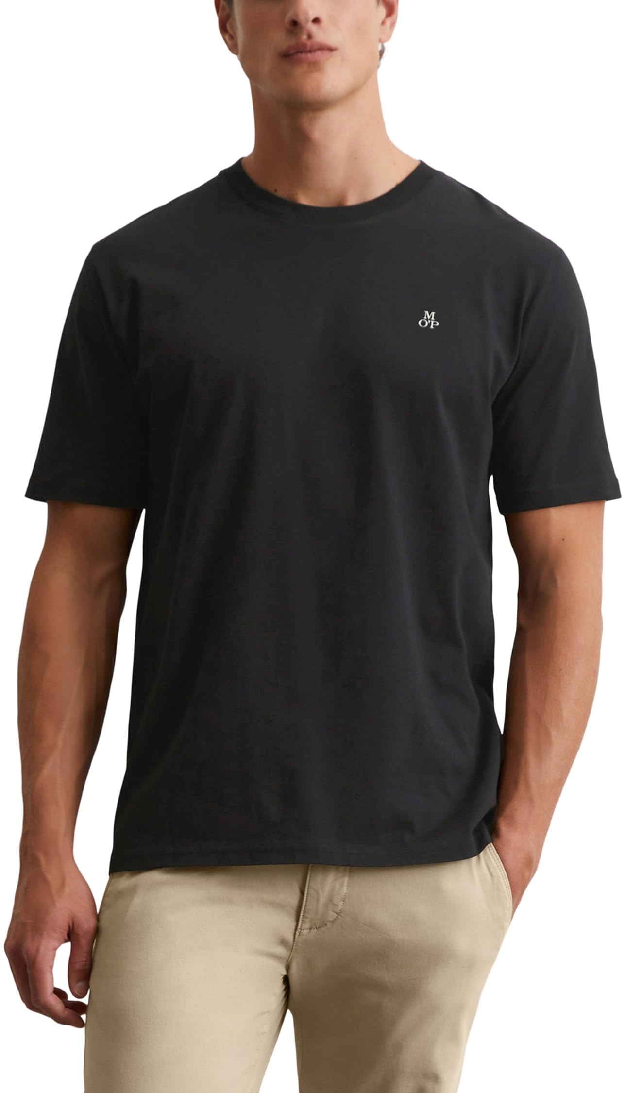 Marc OPolo Man Organic Cotton Jersey T-Shirt with Round Neck