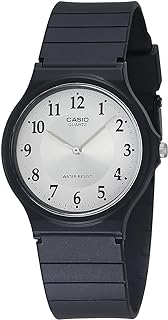 Casio MQ24 Series | Quartz Analog Watch for Men | Water Resistant | Resin Case | Resin Band | Resin Glass | Three Hand Analog (HR, Min, SEC) | Classic Casio Design | 3 Year Battery