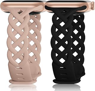 Bandiction Heavy Duty Nylon Strap Compatible with Apple Watch Ultra 49mm 45mm 44mm 42mm Wide Sport Strap Adjustable Wristbands Replacement Strap for Apple Watch Band iWatch Ultra Series
