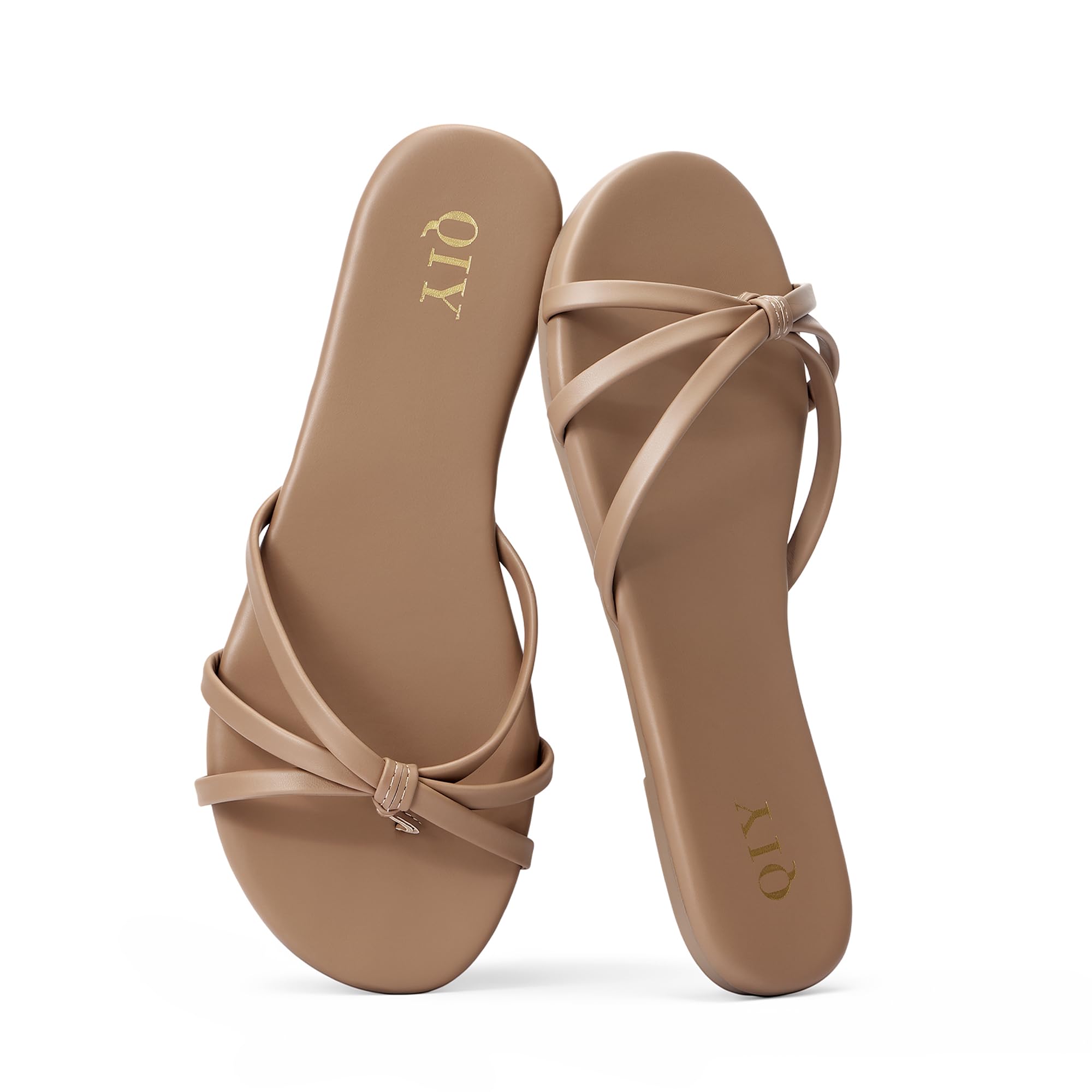 Women's Flip Flops Flat Sandals Slip on Slide Sandals Summer Thong Flats