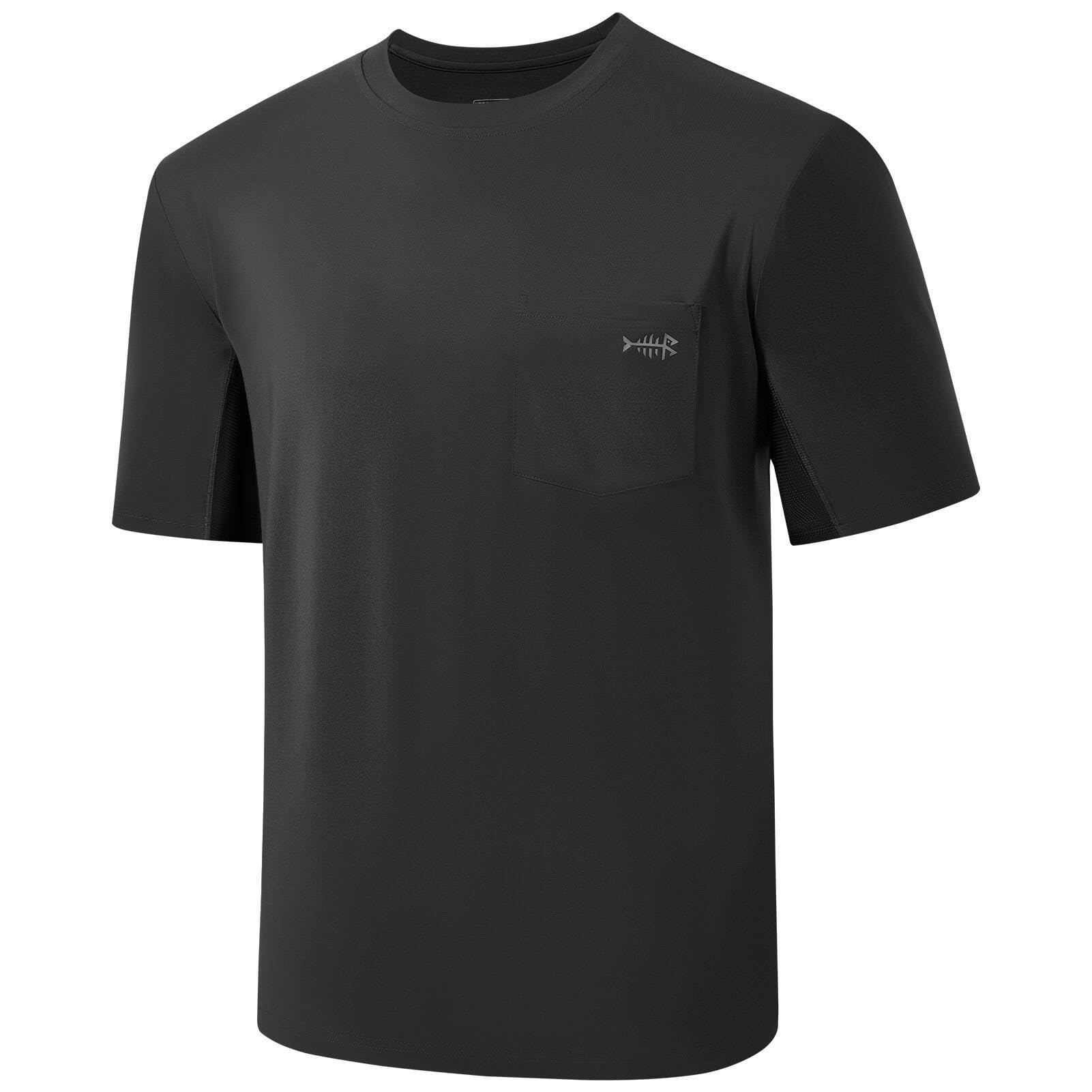 Bassdash Men's Short Sleeve Pocket T-Shirt UPF 50+ Performance UV Sun Protection
