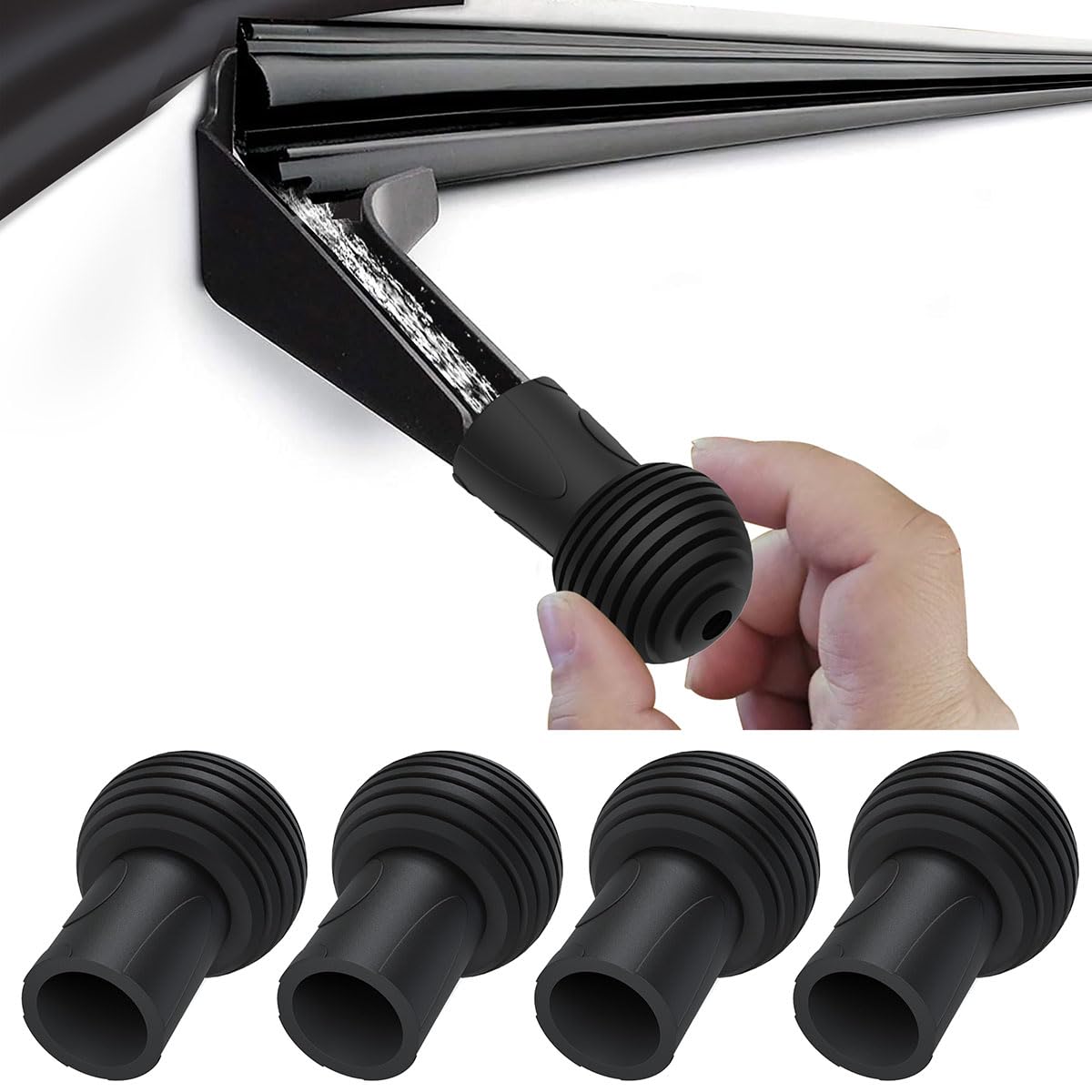 4 Packs RV Gutter Spout Caps, Easy to Install and not Easy to Fall Off RV Cover 