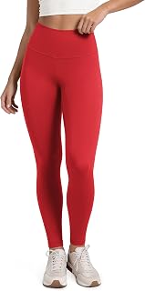 ODODOS Body-Hugging Workout Leggings with Back Pocket for Women, 25" /28" High Waist Yoga Pants