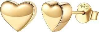 ChicSilver 925 Sterling Silver Stud Earrings for Women, Hypoallergenic