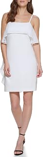 DKNY Plissiertes Wickelkleid Aus Kunst Women's Dress