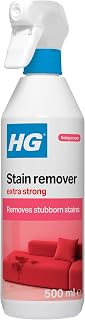 HG Stain Remover, Extra Strong Spray with Active Oxygen, 500ml | Extra-strong stain remover for carpets & upholstery furniture; tackles tough stains like wine & coffee on compatible fabrics
