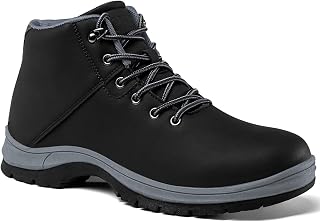 CARENURSE Mens Lightweight Hiking Boots Waterproof Mid Ankle Work Casual Hiker Trekking Outdoor Boots Anti Slip Hiking Shoes