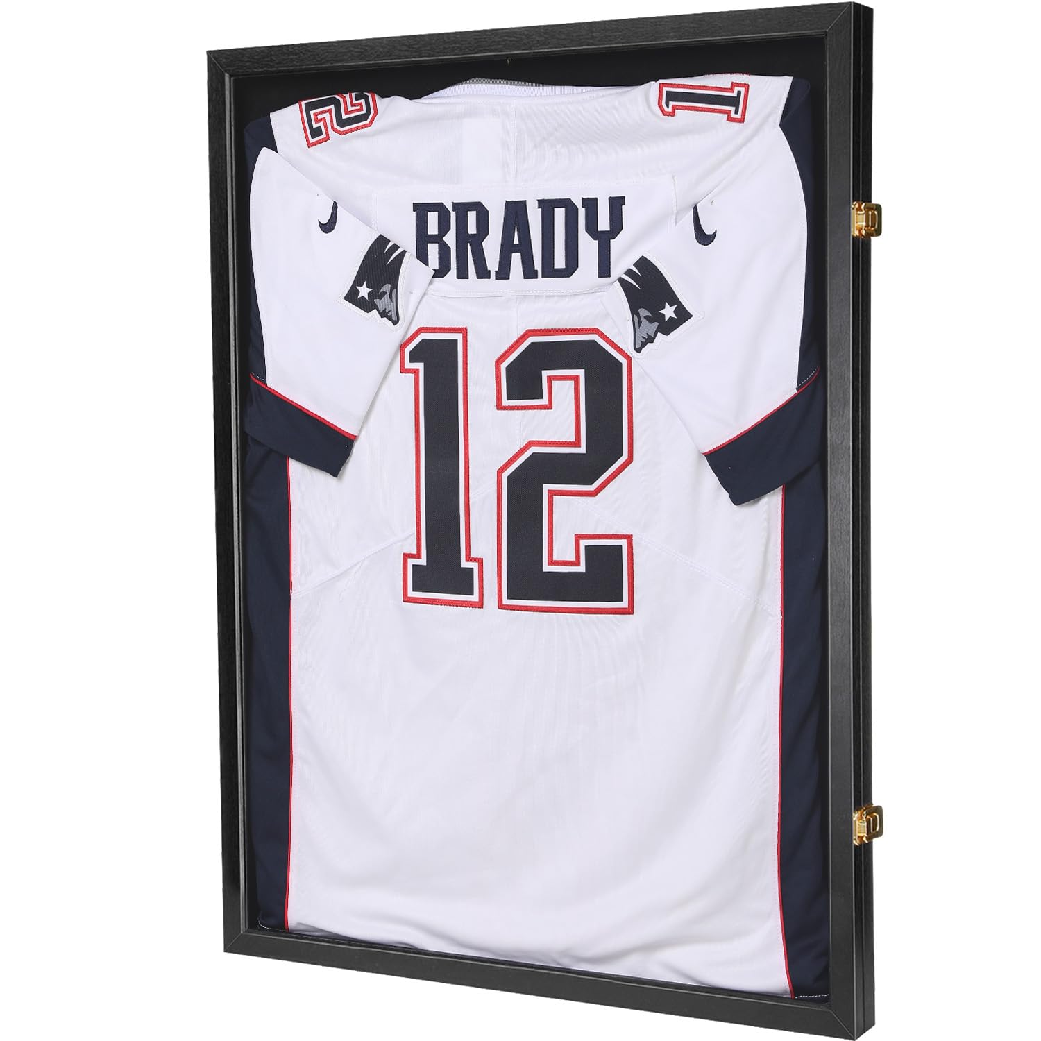 Jersey Wooden Frame Display Case -Shadow Box with 98% UV Protection Acrylic and 