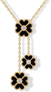 PAVOI 14K Gold Plated Clover Necklaces for Women, Four Leaf Clover Pendant