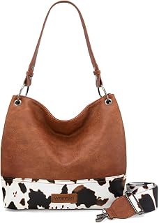 Wrangler Women's Vegan Leather Hobo Bag Top Handle Tote Shoulder Bag
